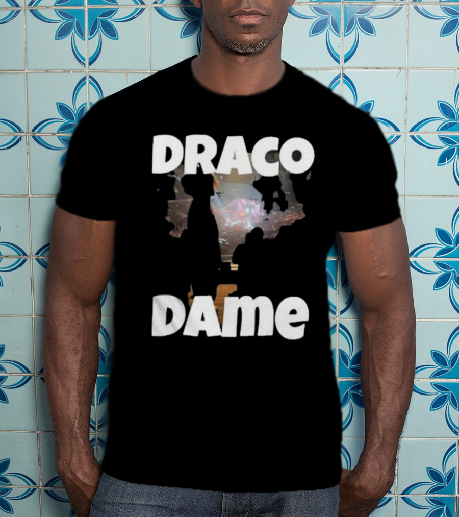 Draco Dame Basketball Arena Silhouette Scene T-Shirt