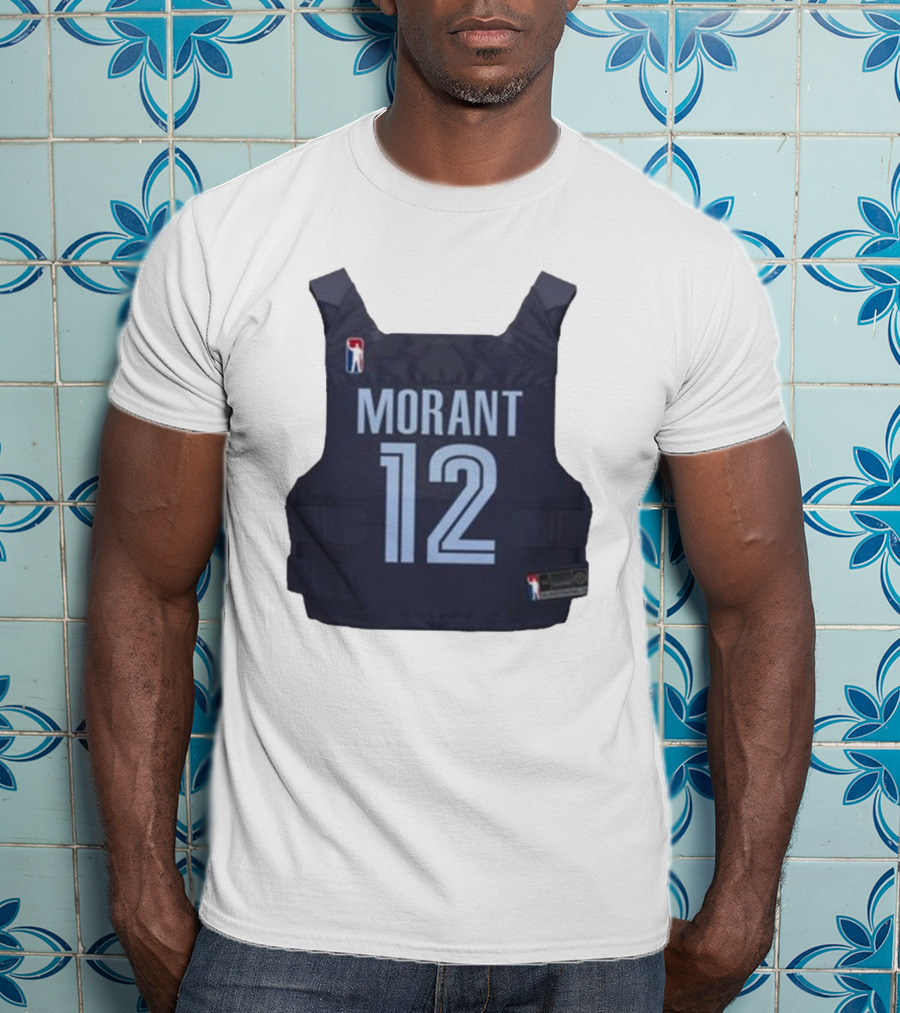 Morant 12 Bulletproof Vest Jersey NBA T-Shirt