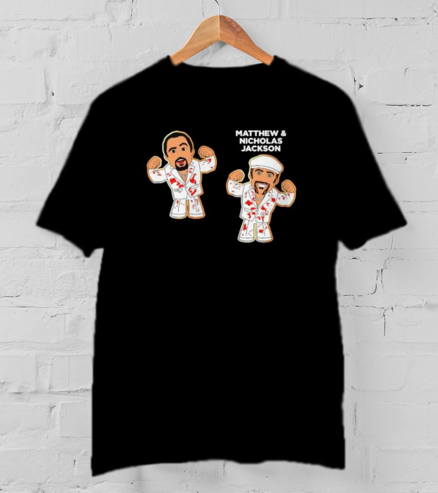 Matthew And Nicholas Jackson Micro Brawlers Wrestlers With Matching Outfits T-Shirt