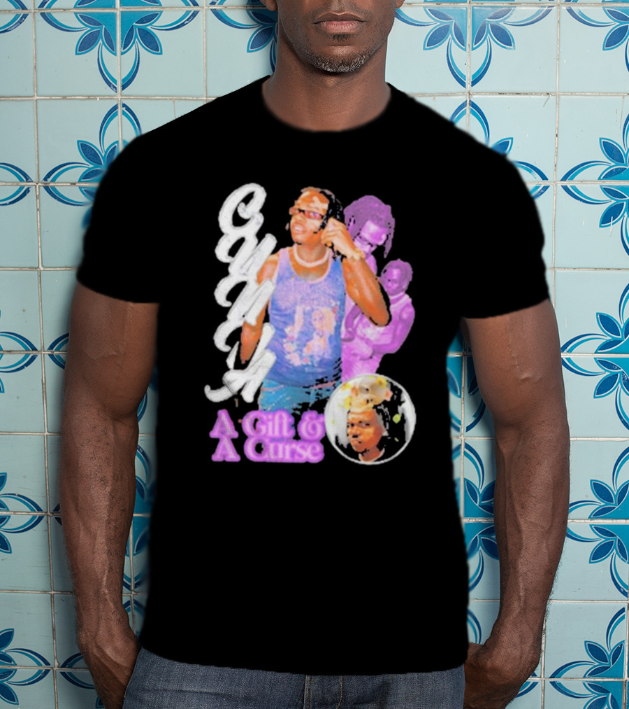Wunna A Gift And A Curse Graphic Style Text And Portraits T-Shirt