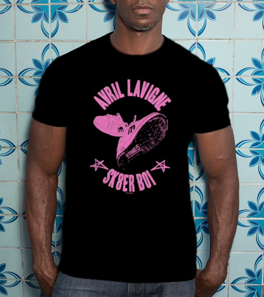 AVRIL LAVIGNE SK8ER BOI ETNIES STAR T-Shirt