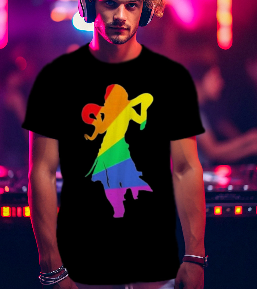 Abeardedhero Just Listen Rainbow T-Shirt