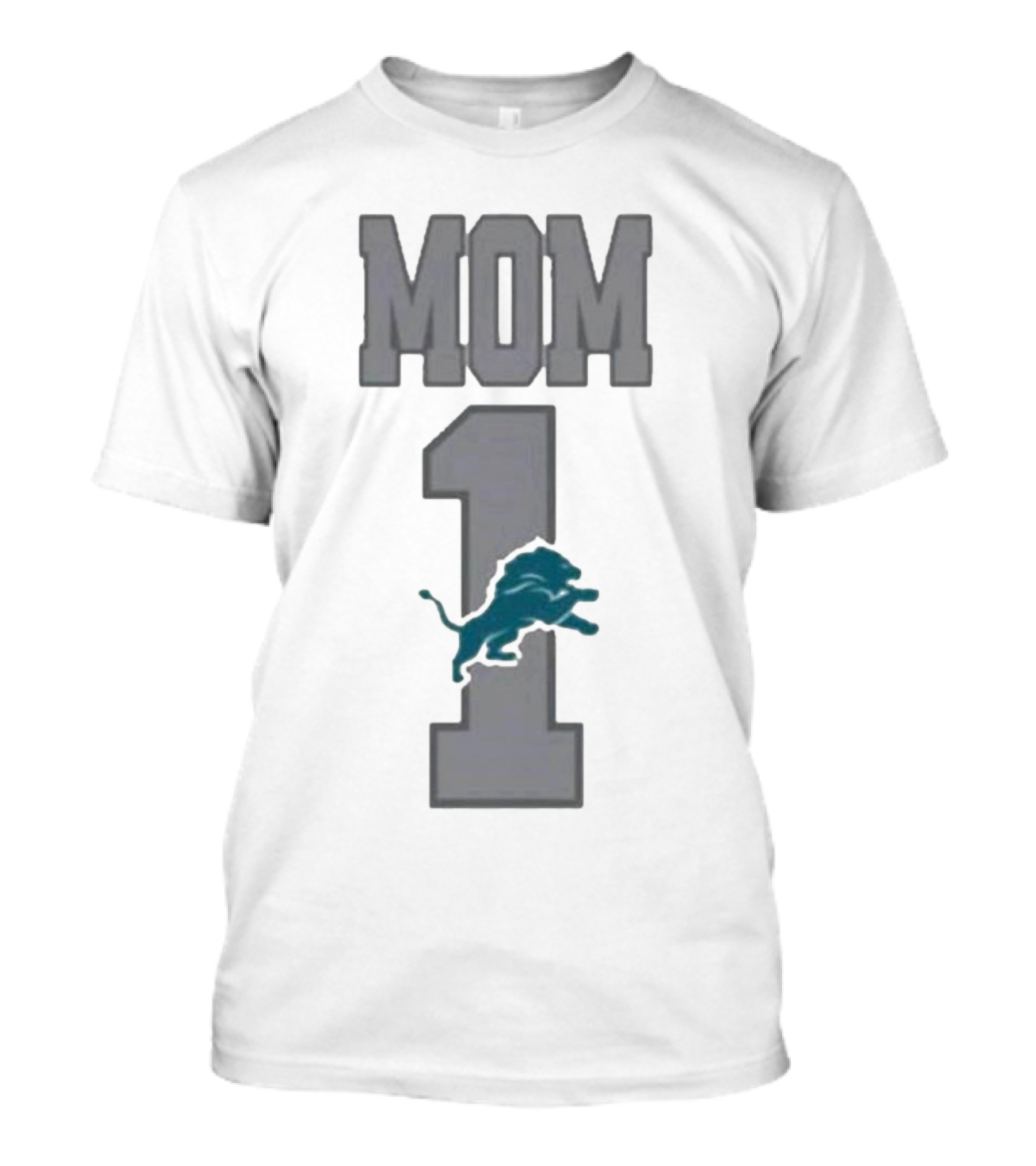 Detroit Lions Number 1 Mom T-Shirt
