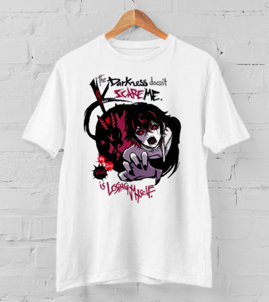 Darkness Doesn't Scare Me Fear Is Losing Myself Akainu Manga T-Shirt