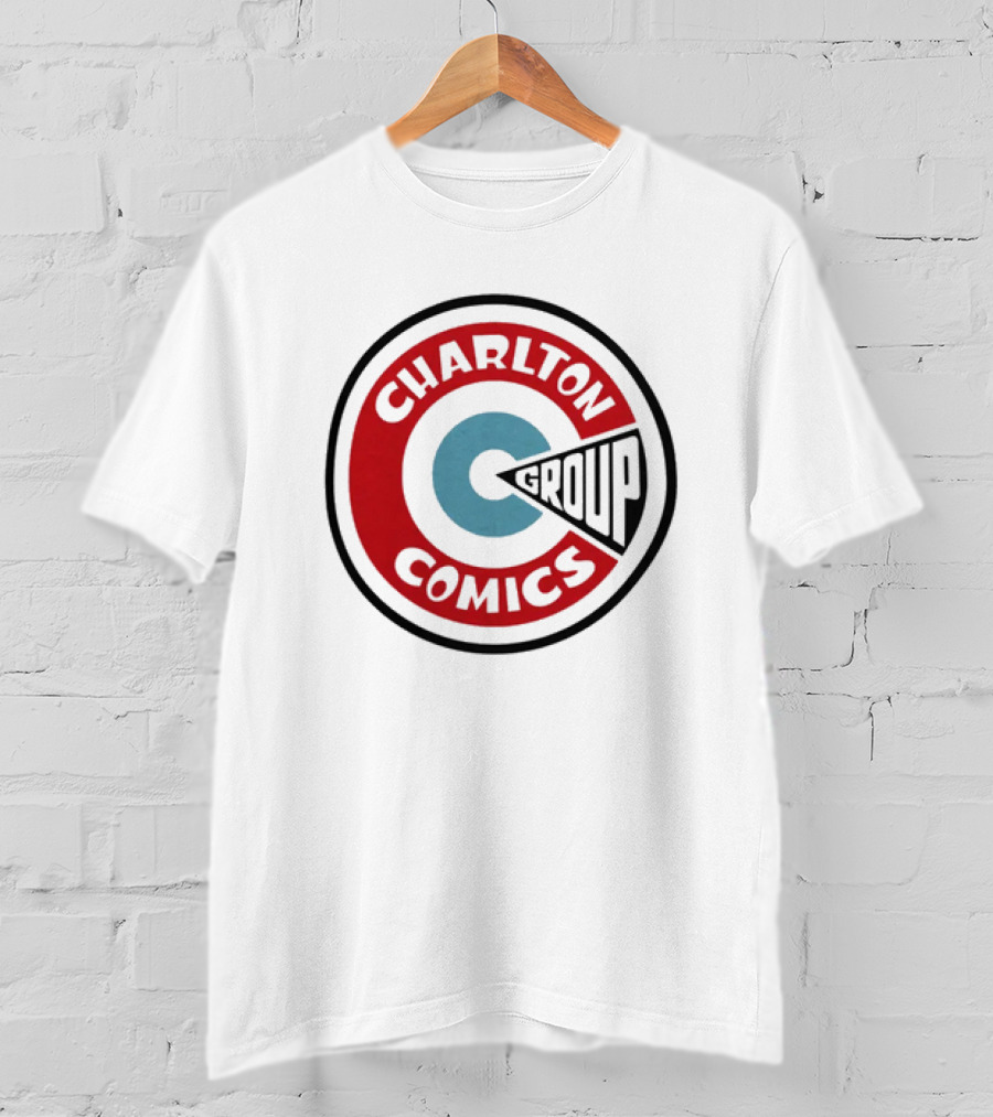Charlton Comics Group Vintage Logo Circle Emblem T-Shirt