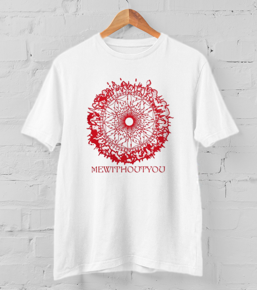 Mewithoutyou Red Symbolic Mandala T-Shirt