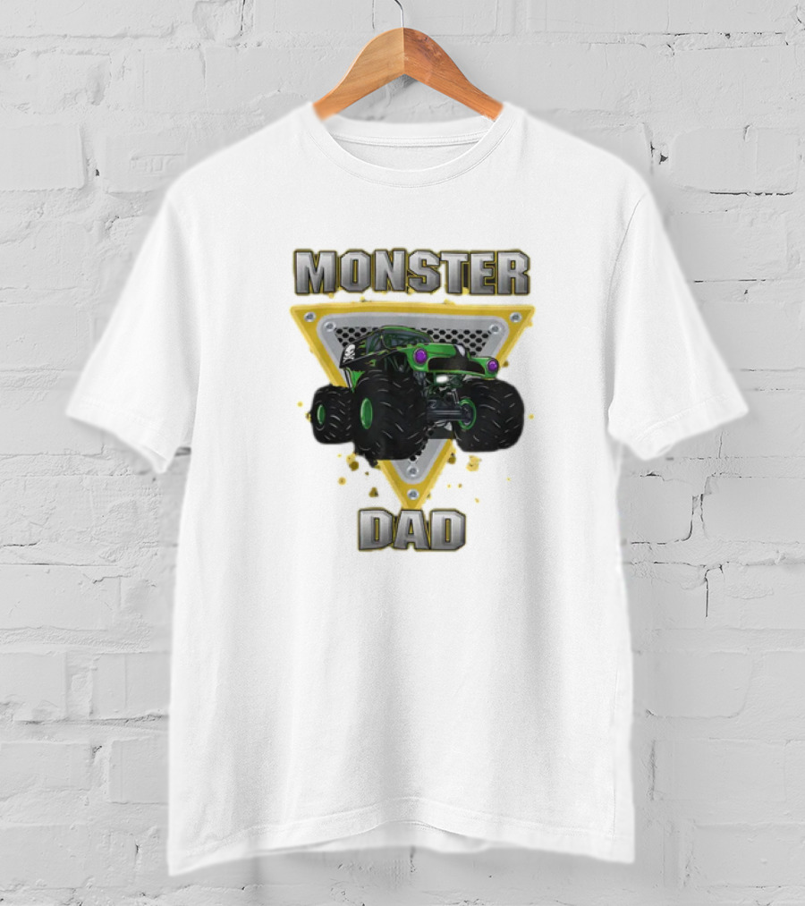 Monster Dad Monster Truck T-Shirt