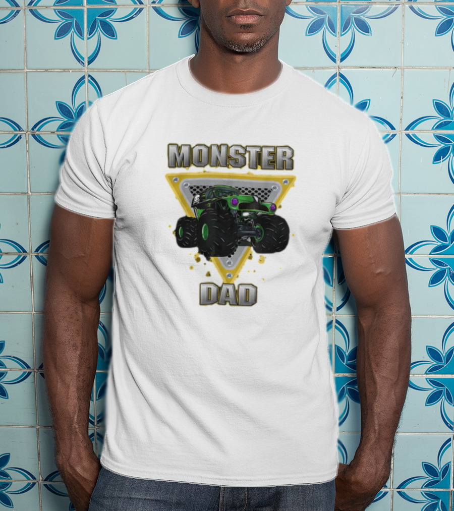 Monster Dad Monster Truck T-Shirt