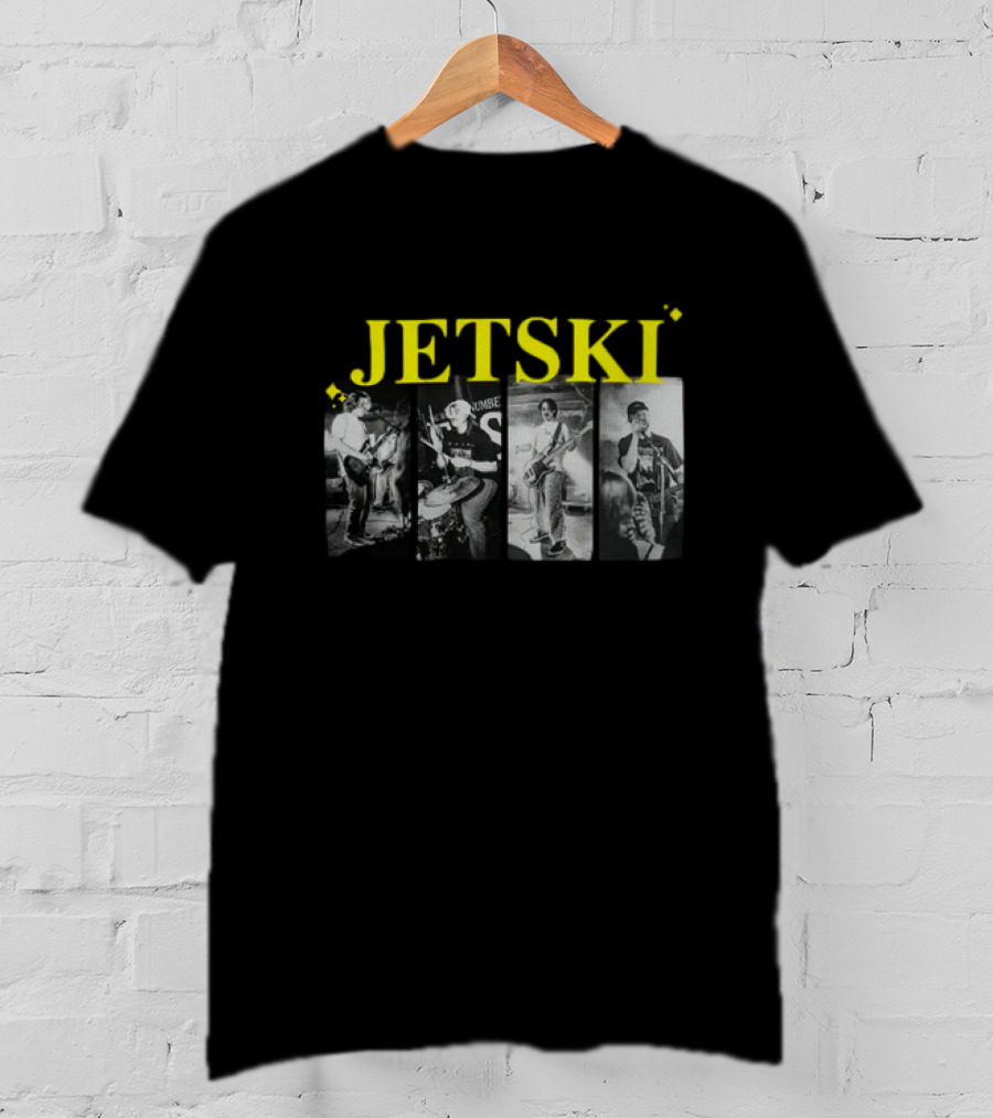 JETSKI Band Black And White Live Performance T-Shirt