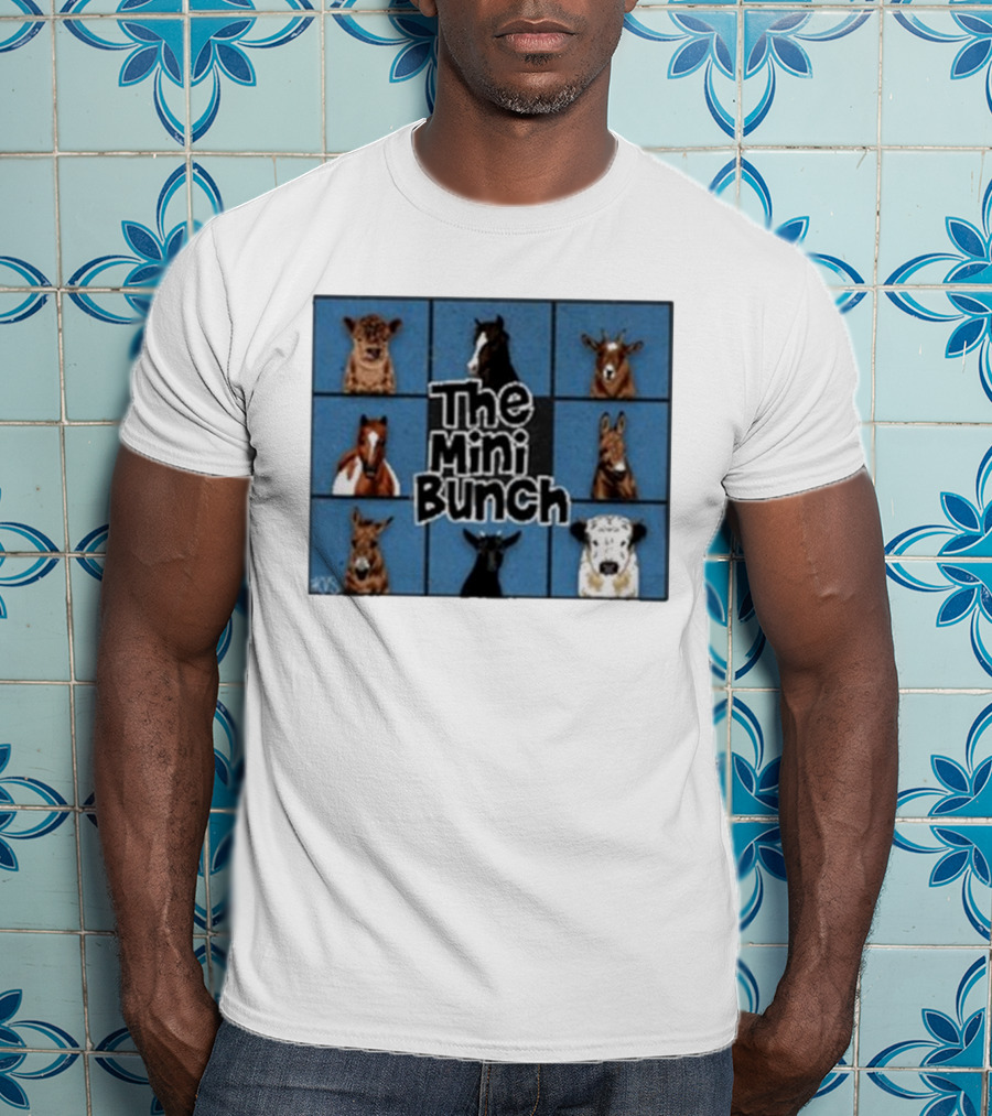 The Mini Bunch Nine Cartoon Animal Portraits T-Shirt