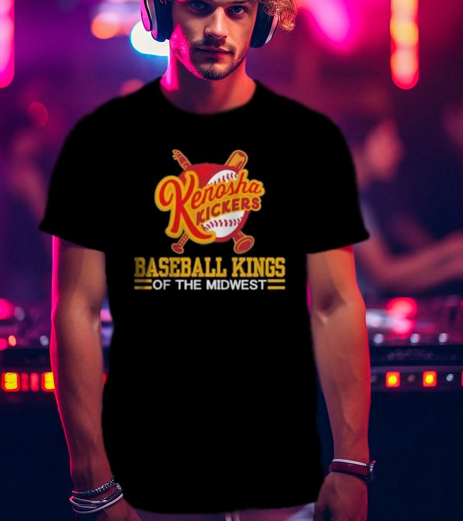 Kenosha Kickers Baseball Kings Of The Midwest T-Shirt
