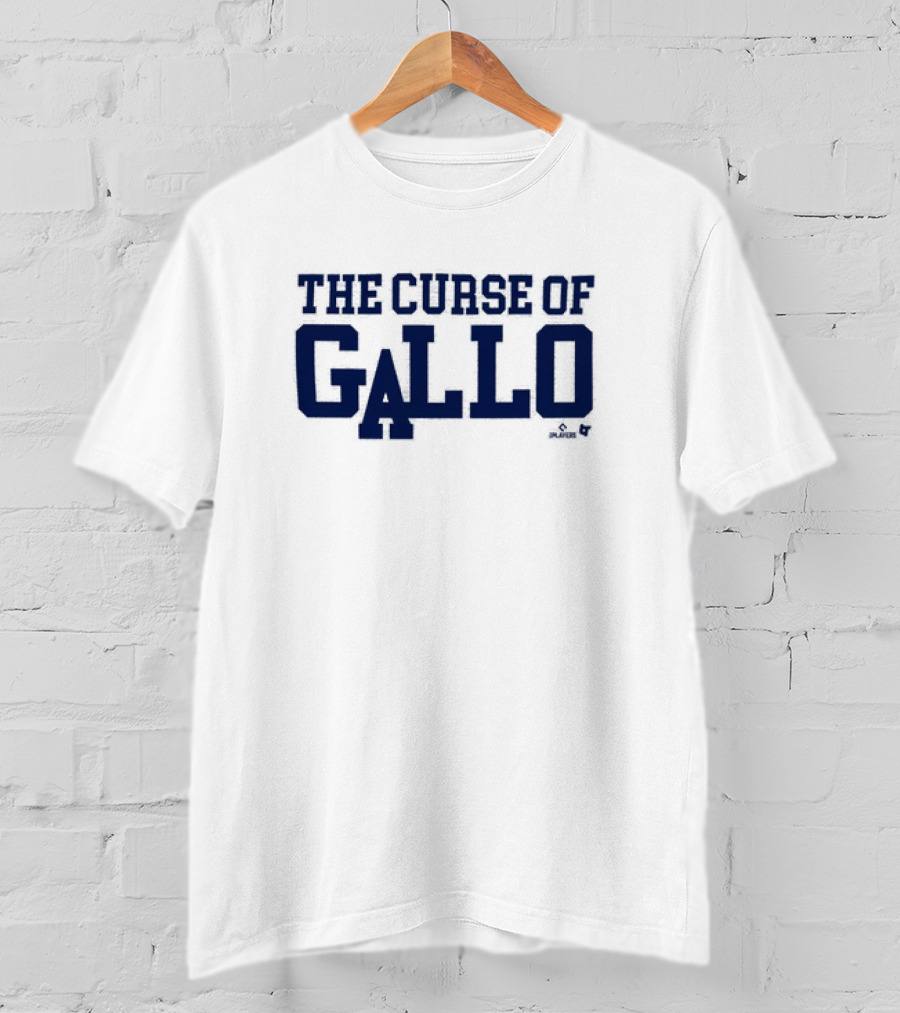 The Curse Of Gallo Joey Gallo Los Angeles Dodgers T-Shirt