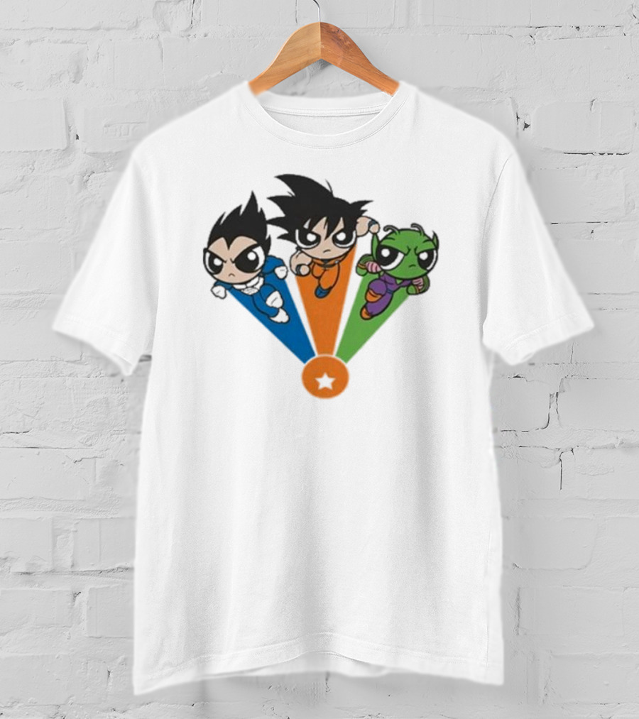 Geek Covers Powerball Boyz Anime Fusion Trio Jump T-Shirt