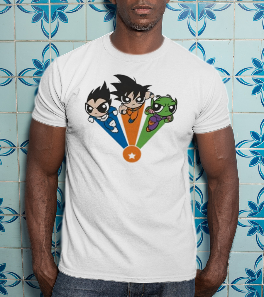 Geek Covers Powerball Boyz Anime Fusion Trio Jump T-Shirt