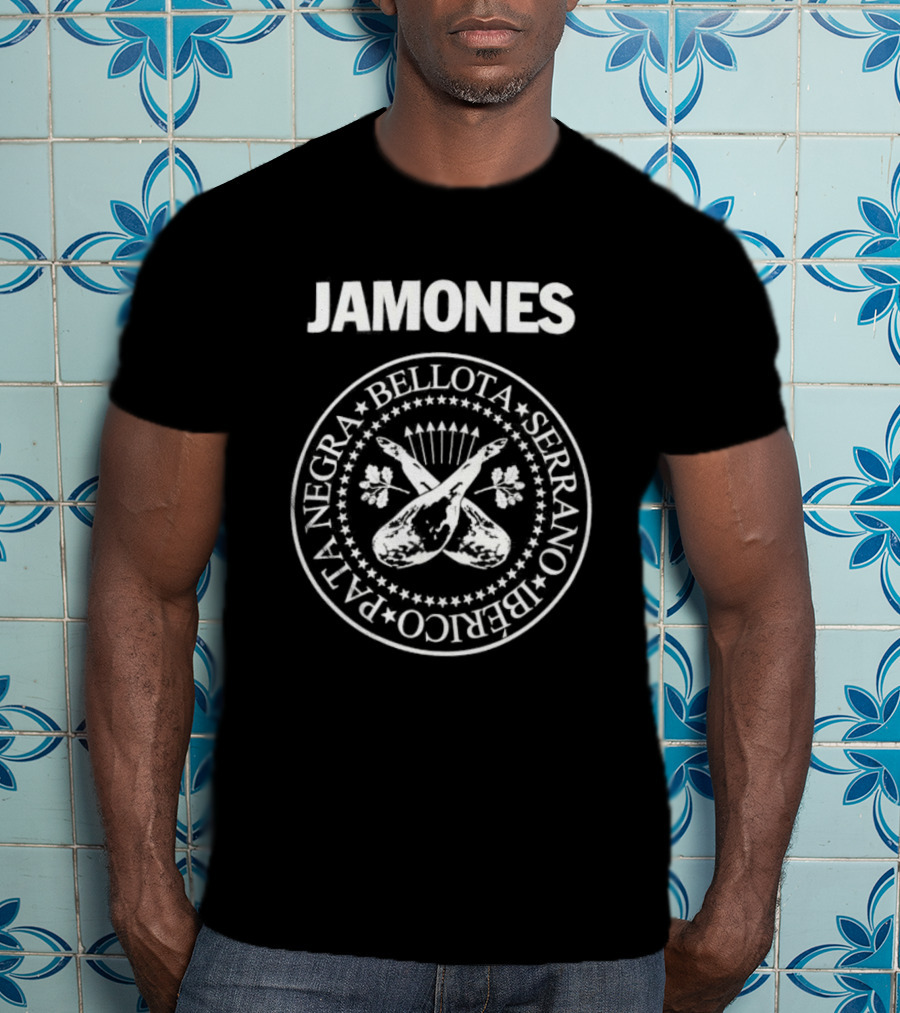 Jamones Bellota Serrano Iberico Pata Negra Emblem T-Shirt