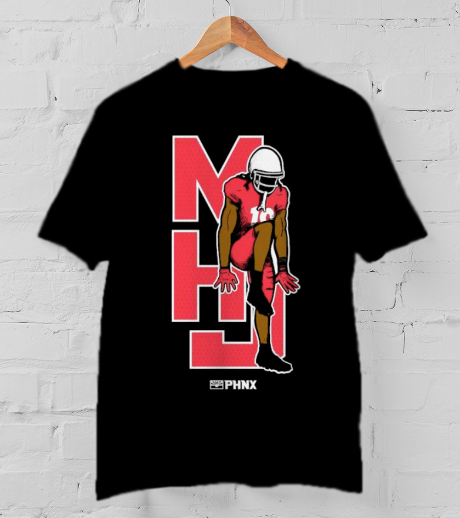 MHJ PHNX Cardinals Football Player Iconic Pose T-Shirt