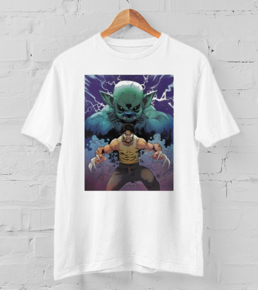 Rick Glassman Rick And Goblin Wolverine Style Fantasy T-Shirt
