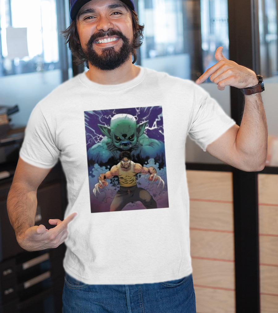 Rick Glassman Rick And Goblin Wolverine Style Fantasy T-Shirt