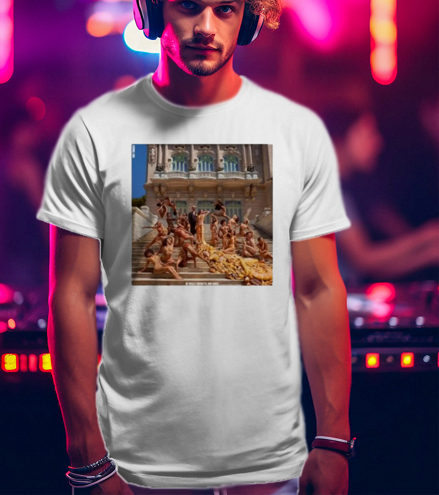 Sofi Tukker Bread Album Cover Art Dripping In Bread On Grand Staircase T-Shirt