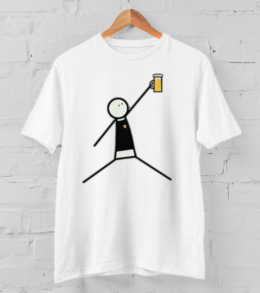 The Schottland Jumpman Stick Figure Beer Icon Scotland T-Shirt