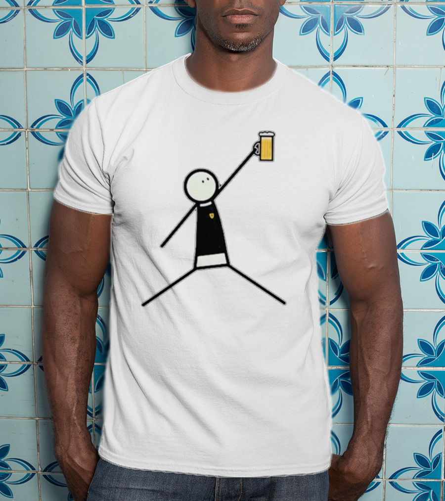 The Schottland Jumpman Stick Figure Beer Icon Scotland T-Shirt