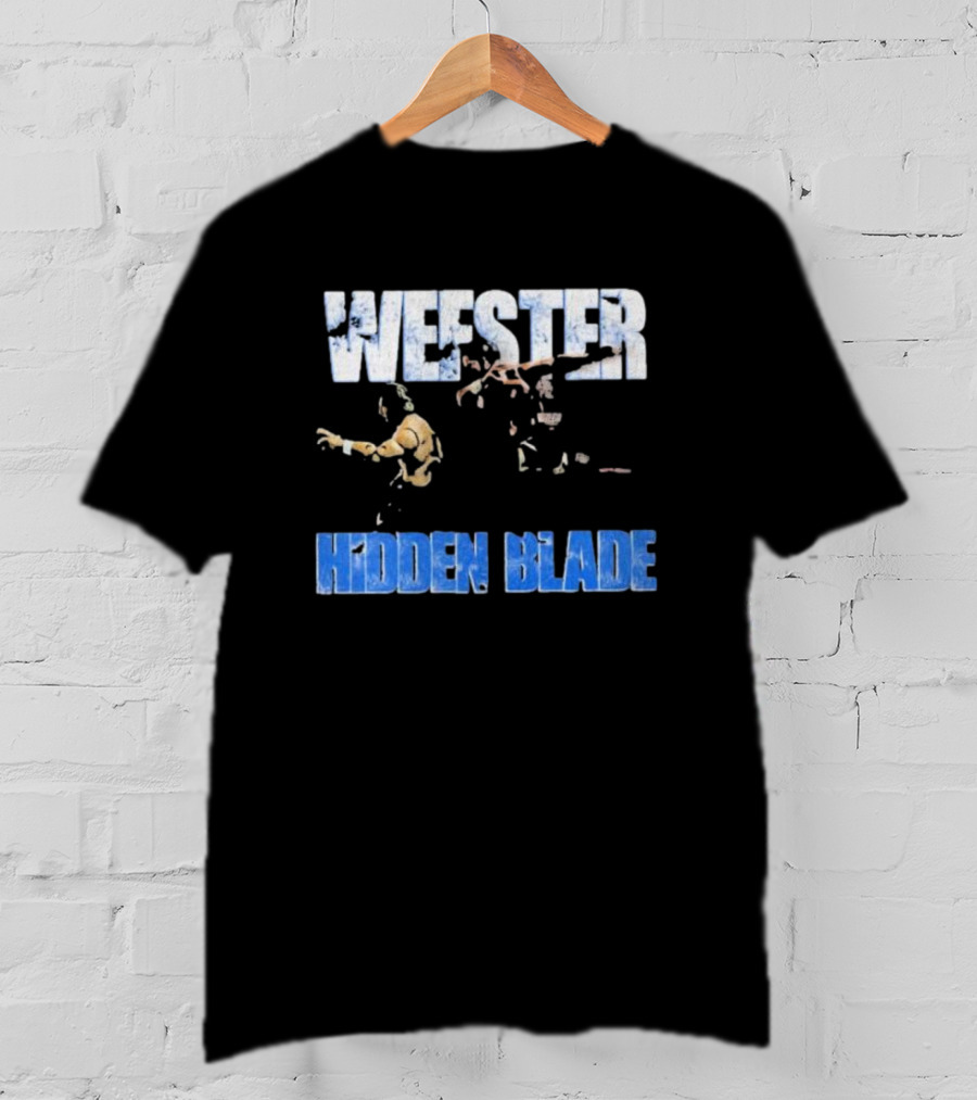 Wefster Hidden Blade Wrestling Action And Combat T-Shirt