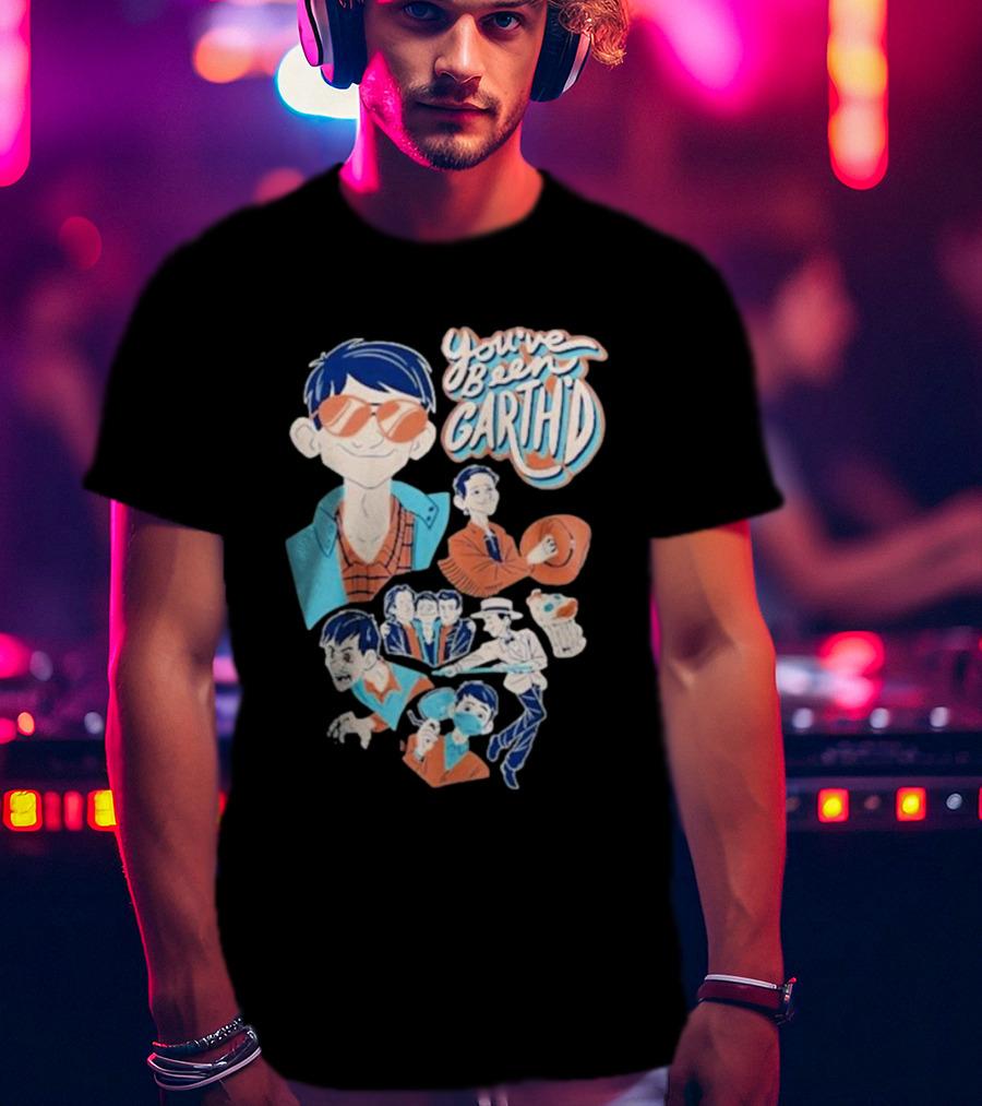 You’ve Been Garthed Blue Cartoon Character Collection T-Shirt
