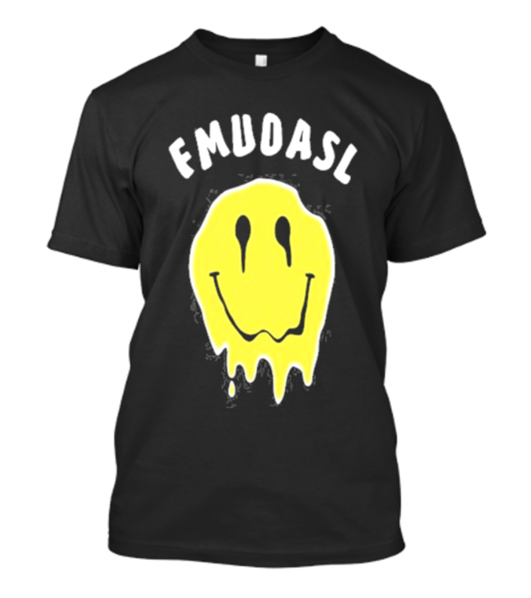 FMUOASL Dripping Smiley Face T-Shirt