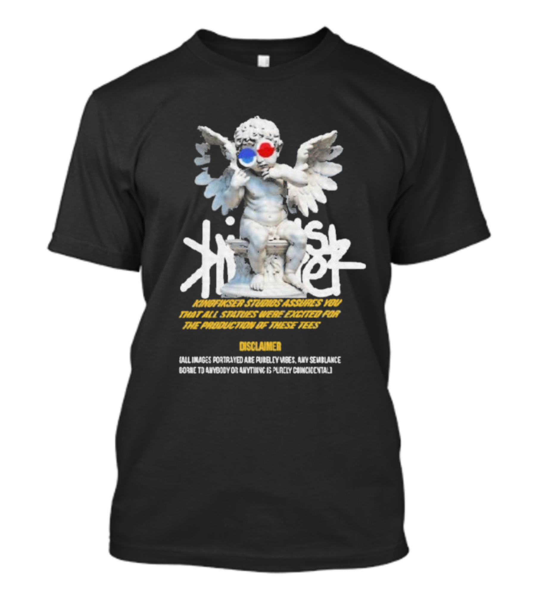 Kingfisher Studios Assures You Statues Were Excited For Tees Purely Vibes Innocental T-Shirt