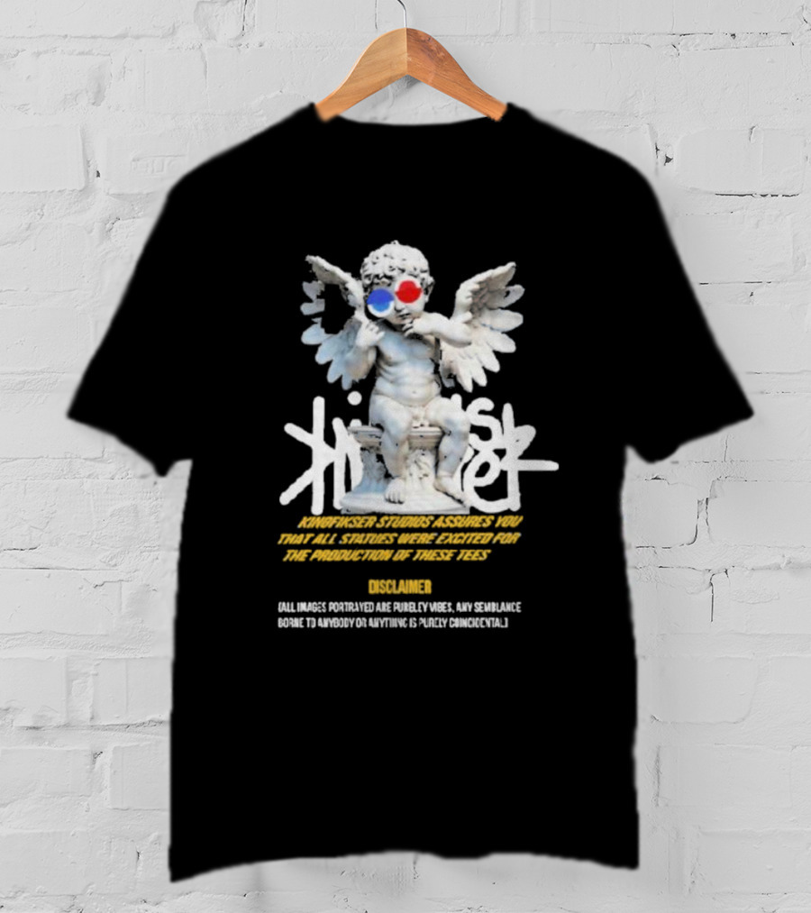 Kingfisher Studios Assures You Statues Were Excited For Tees Purely Vibes Innocental T-Shirt