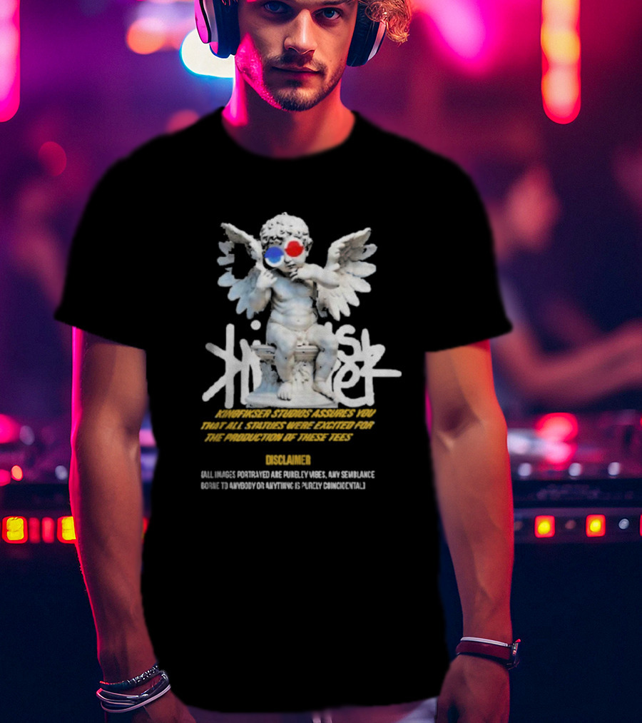 Kingfisher Studios Assures You Statues Were Excited For Tees Purely Vibes Innocental T-Shirt