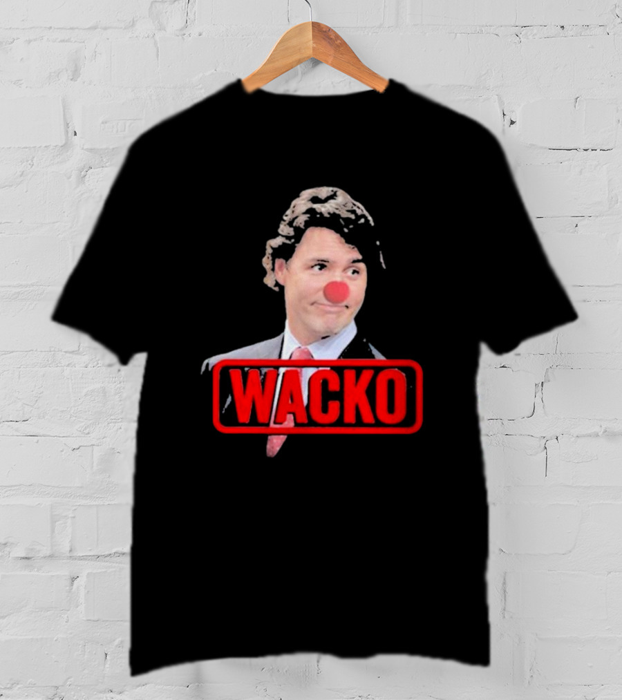 Trudeau Wacko Red Nose Canadian Clown T-Shirt