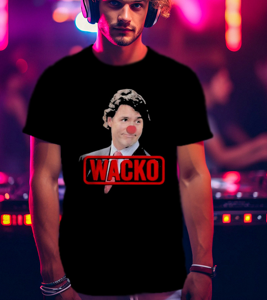 Trudeau Wacko Red Nose Canadian Clown T-Shirt