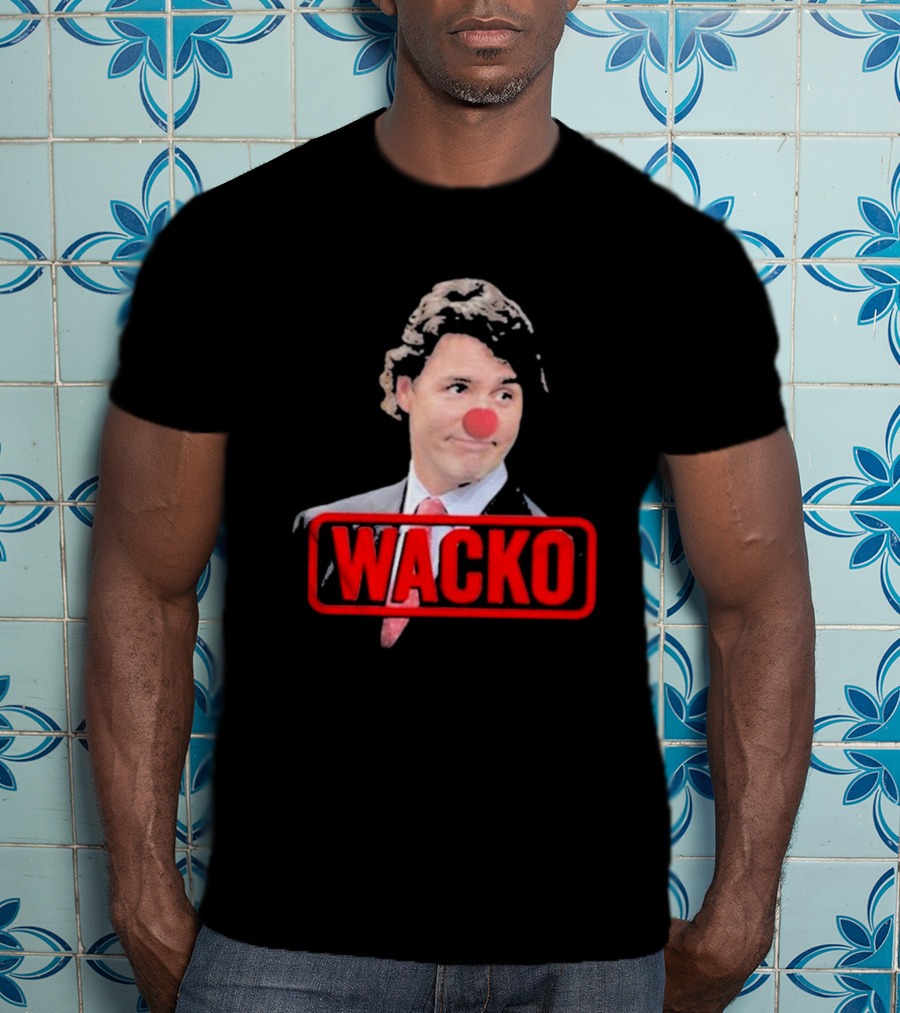 Trudeau Wacko Red Nose Canadian Clown T-Shirt