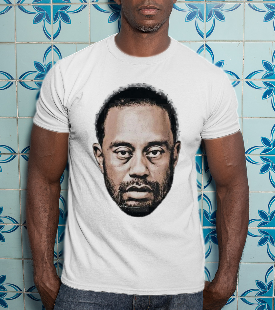 Tiger Woods Face Shot T-Shirt