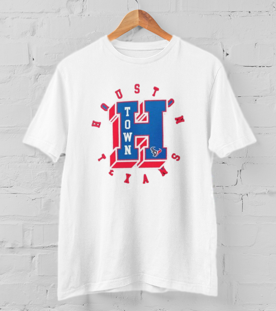 Houston Texans Hometown 'H' Icon With Team T-Shirt