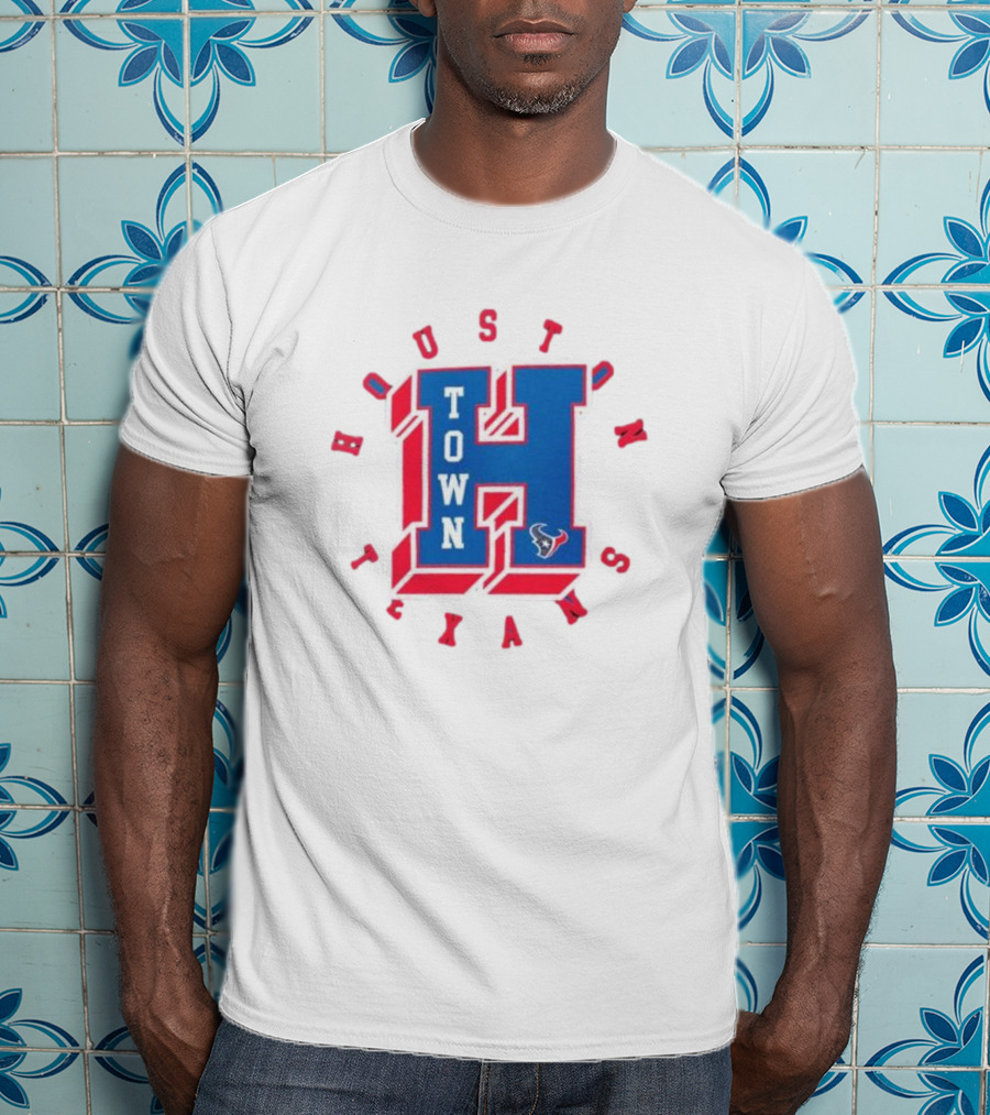 Houston Texans Hometown 'H' Icon With Team T-Shirt