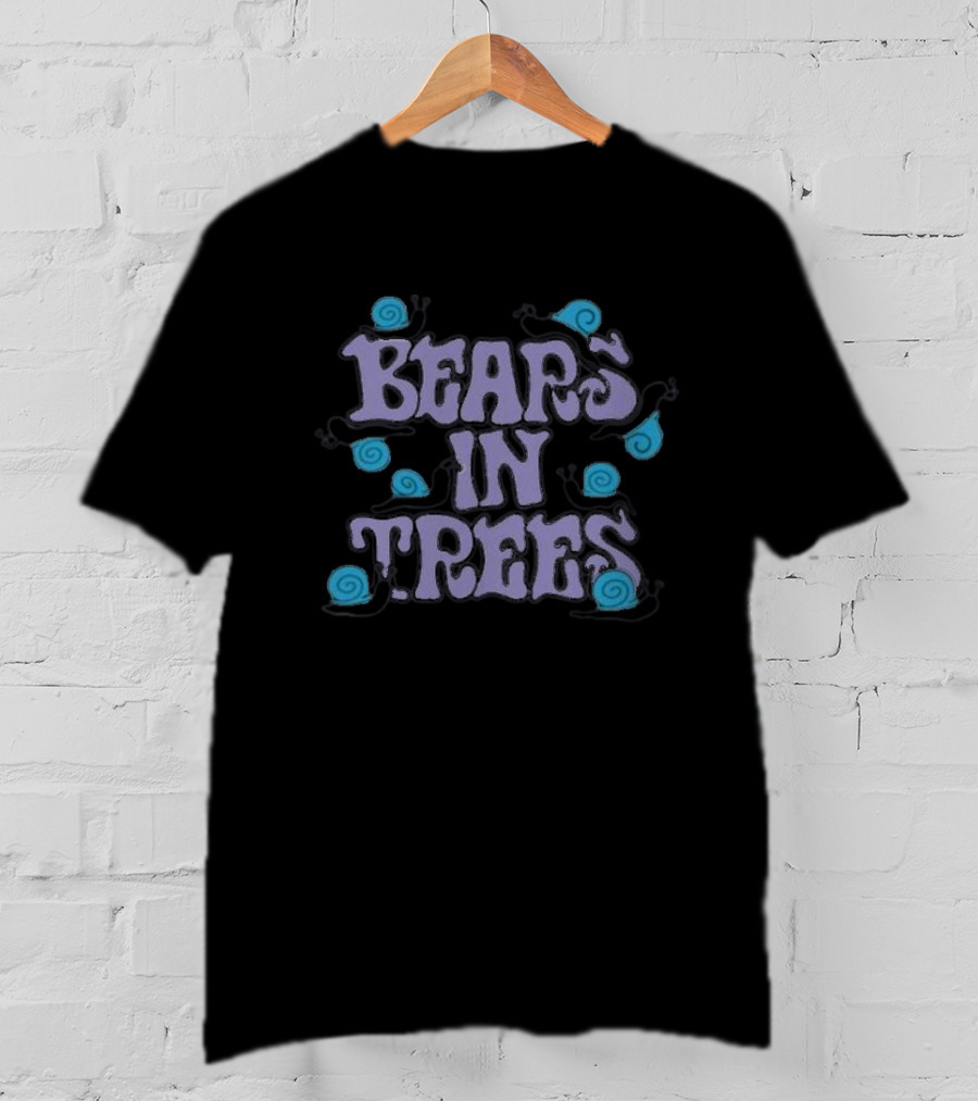 Bears In Trees Snails Psychedelic T-Shirt
