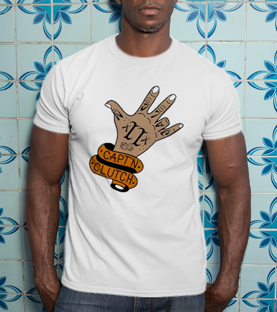 Cap’n Clutch Five Dice Hand Tattoo T-Shirt