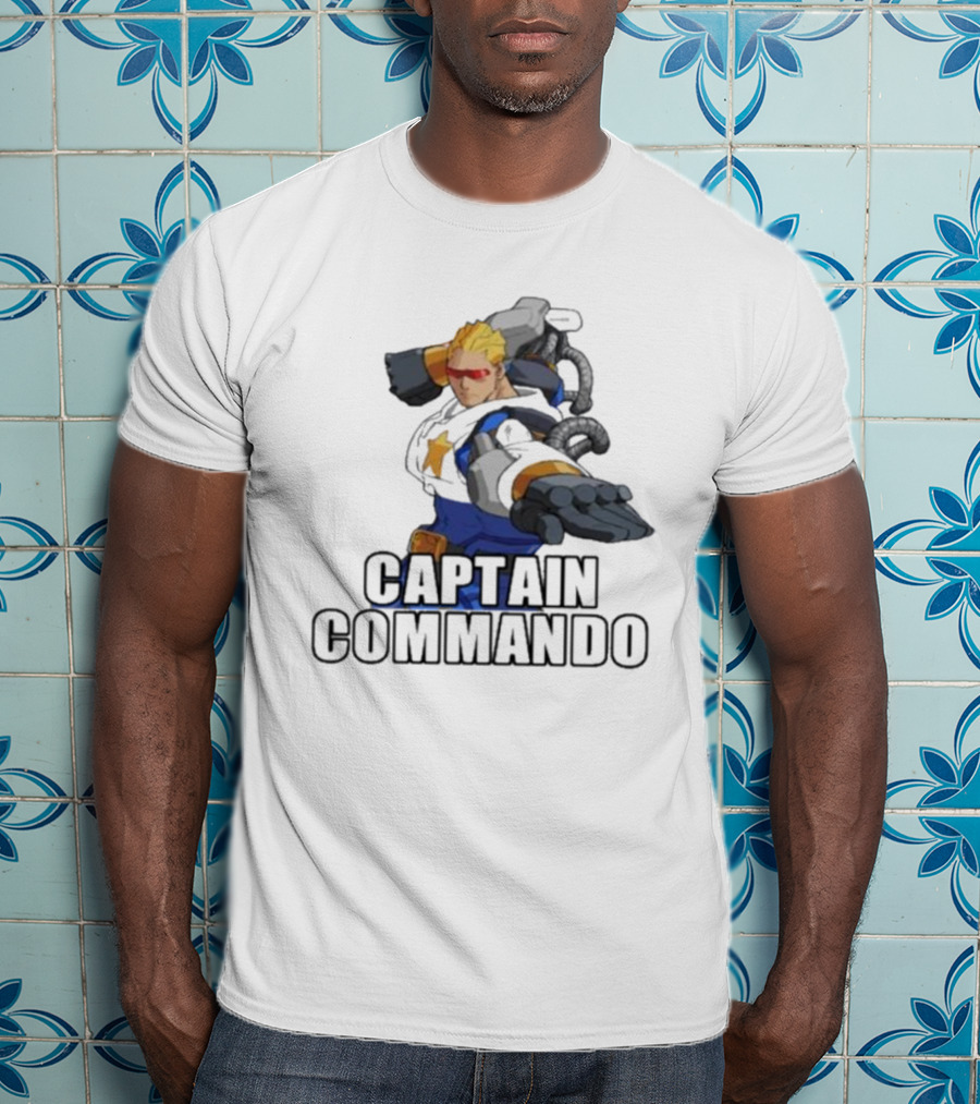 Captain Commando Vintage Character T-Shirt