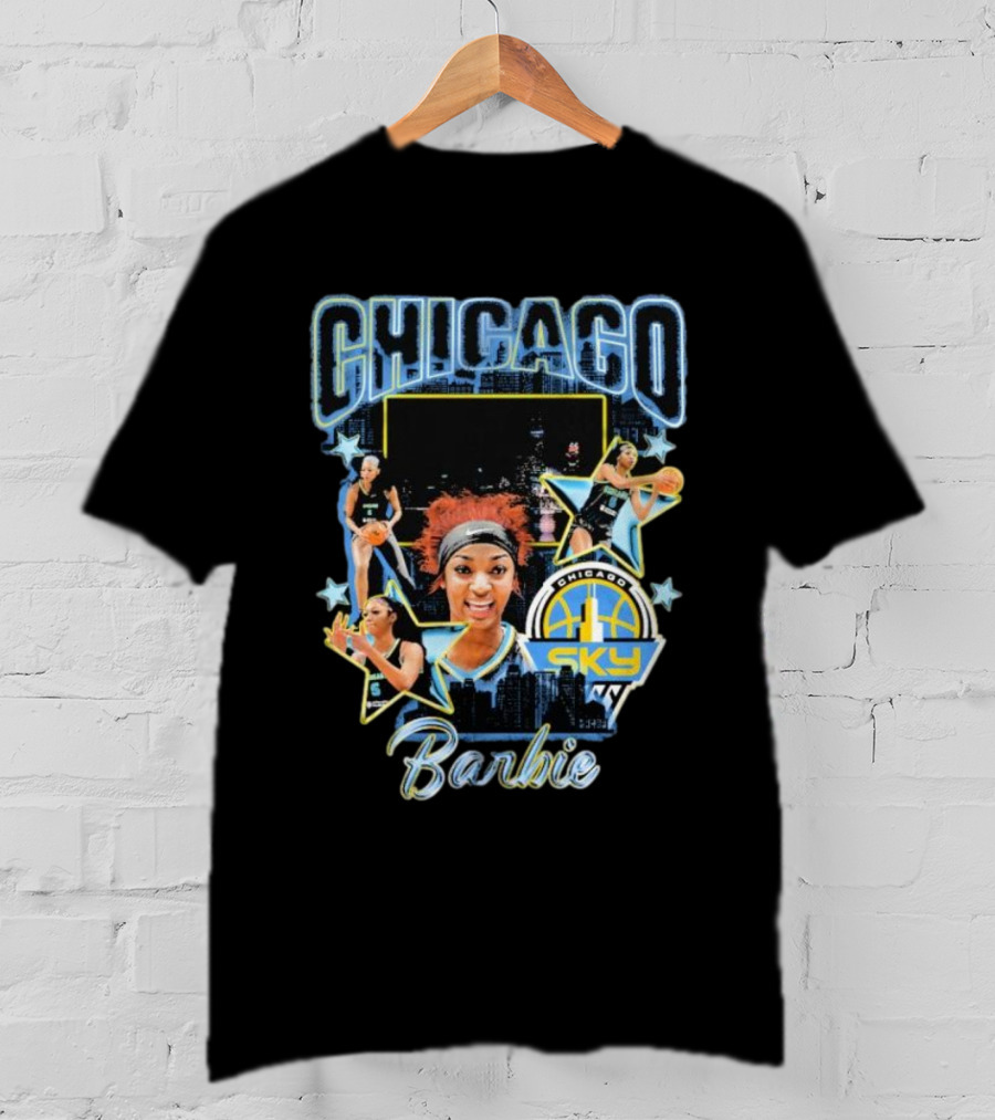Chicago Sky Barbie Basketball Chicag0 Images T-Shirt
