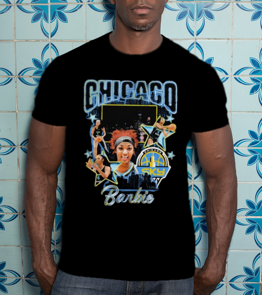 Chicago Sky Barbie Basketball Chicag0 Images T-Shirt