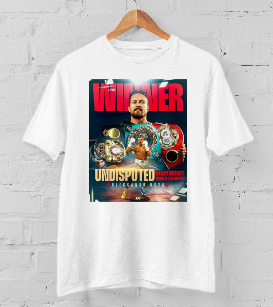Winner Undisputed Heavyweight World Champion Oleksandr Usyk T-Shirt