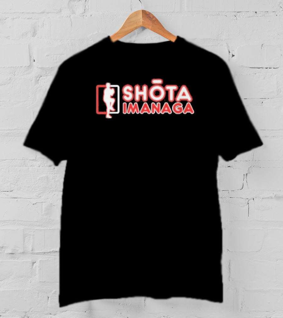 SHŌTA IMANAGA Silhouette Red Lettering T-Shirt