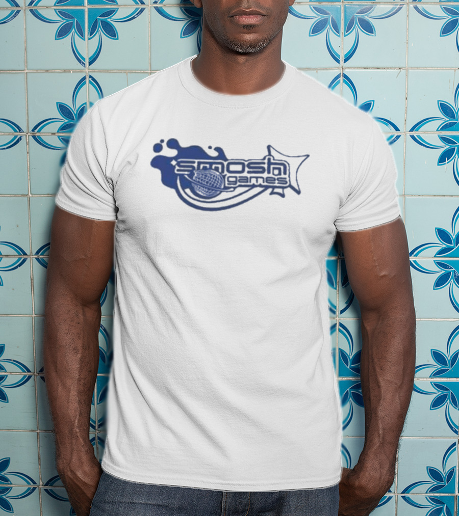 Smosh Games Blue Splash Icon With Star And Microphone T-Shirt