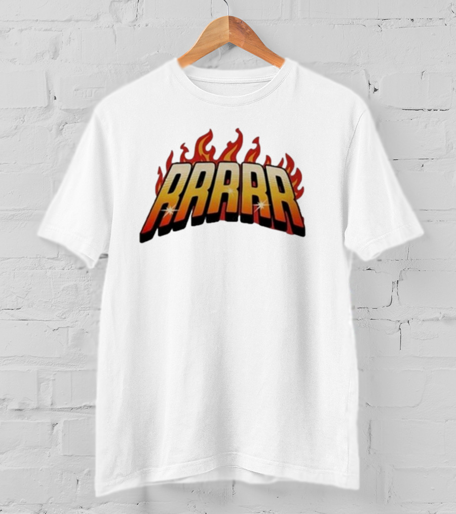 Rrrrrrr Top Slangteez Flames T-Shirt
