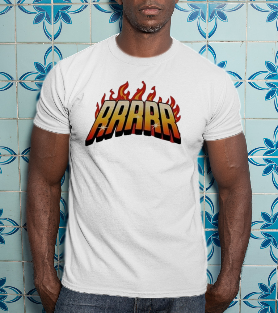 Rrrrrrr Top Slangteez Flames T-Shirt