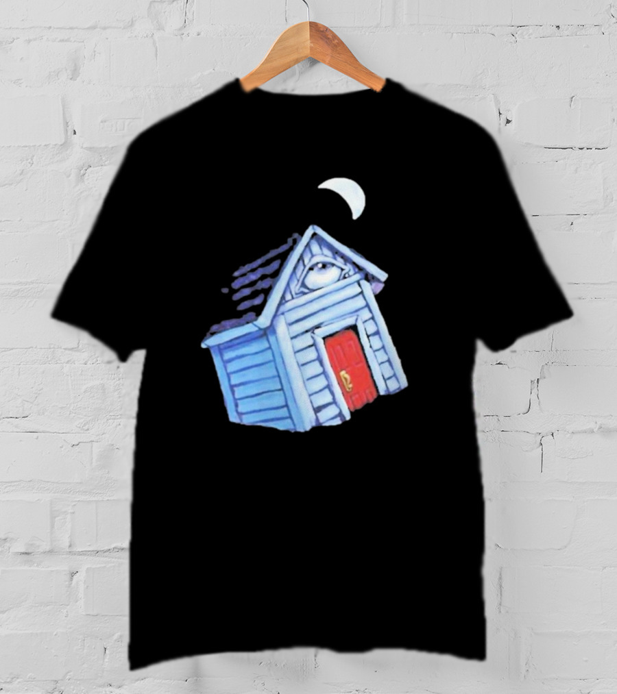 Turmoil Tinfoil Moon Eye House With Red Door T-Shirt