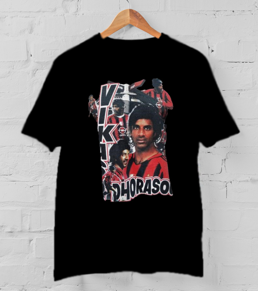 Vikash Dhorasoo AC Milan Retro Collage T-Shirt