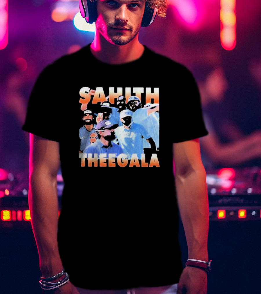 Sahith Theegala Celebratory Golf Moments T-Shirt